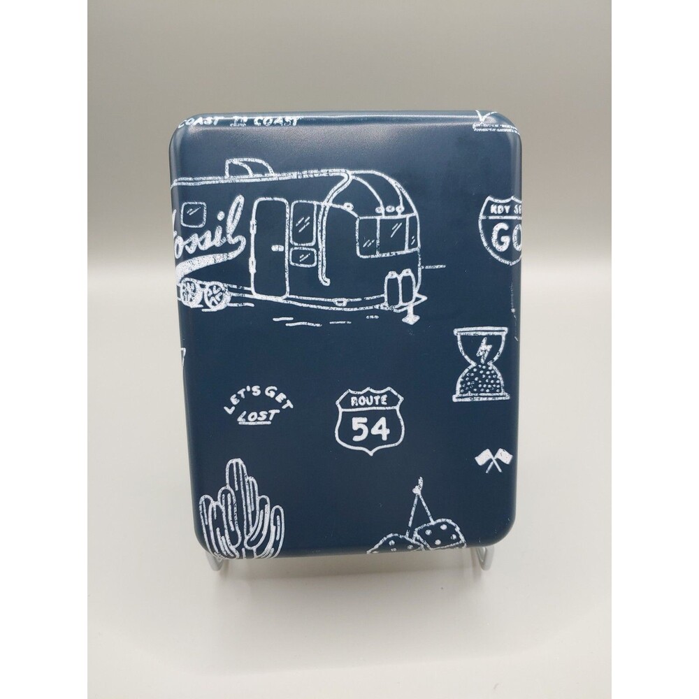 Fossil Wallet Hard Case Watch/Wallet Tin